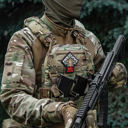 M-Tac нашивка MG Operator PVC друк Red/Grey. Фото 4