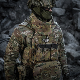 M-Tac нашивка Skeleton shooter (вишивка) Black. Фото 3