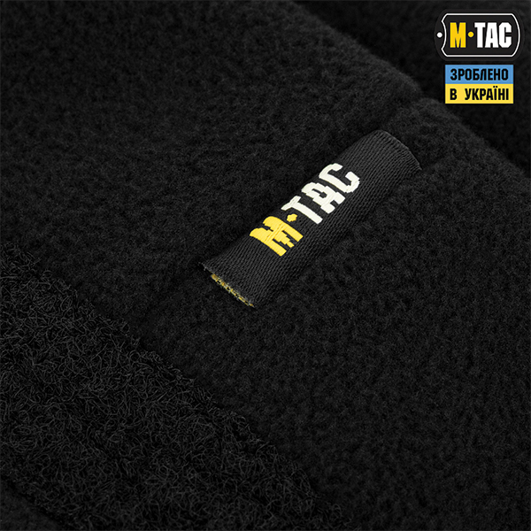 M-Tac шапка Watch Cap Elite фліс (320г/м2) з липучкою Black. Фото 7