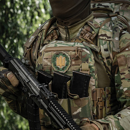 M-Tac нашивка Тризуб з дубовим вінком (вишивка) Multicam. Фото 2