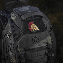 M-Tac нашивка Spartan Helmet (вишивка) Black