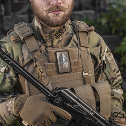 M-Tac нашивка Spartan Helmet Coyote/Black. Фото 3