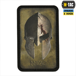 M-Tac нашивка Spartan Helmet Ranger Green/Black