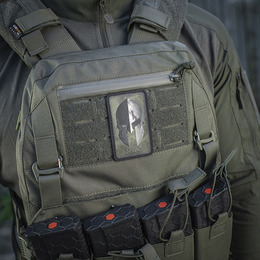 M-Tac нашивка Spartan Helmet Ranger Green/Black. Фото 2