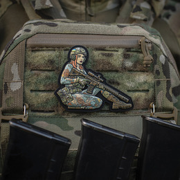 M-Tac нашивка Tactical girl №2 Якудза redhed PVC MC. Фото 2