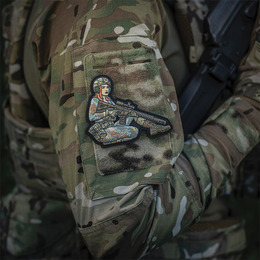 M-Tac нашивка Tactical girl №2 Якудза redhed PVC MC. Фото 3