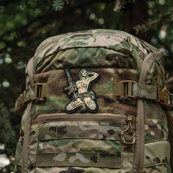 M-Tac нашивка Tactical girl №1 tattoo Тризуб PVC MC. Фото 2