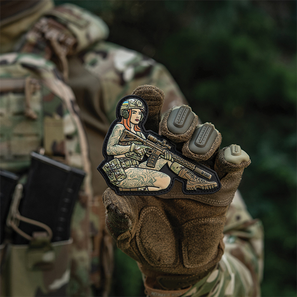 M-Tac нашивка Tactical girl №2 Skandinavik PVC MC. Фото 3