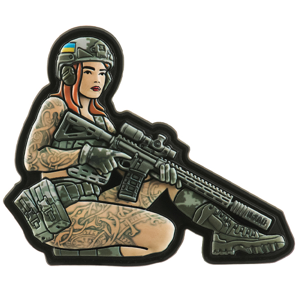 M-Tac нашивка Tactical girl №2 Skandinavik PVC MM14