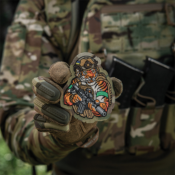 M-Tac нашивка Tiger (вишивка) Multicam/Coyote/Green. Фото 4