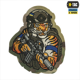 M-Tac нашивка Tiger (вишивка) Multicam/RG/Blue
