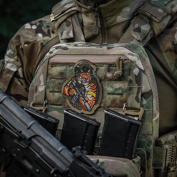 M-Tac нашивка Tiger (вишивка) Multicam/RG/Yellow. Фото 3