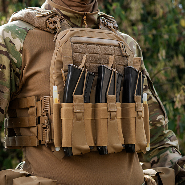 M-Tac передня панель для плитоноски Cuirass QRS на три магазина Coyote. Фото 13