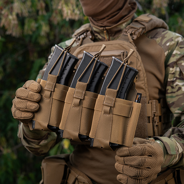 M-Tac передня панель для плитоноски Cuirass QRS на три магазина Coyote. Фото 17