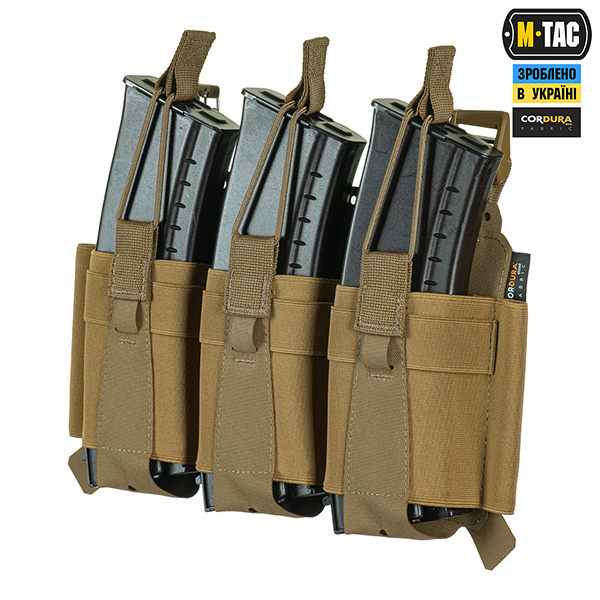 M-Tac передня панель для плитоноски Cuirass QRS на три магазина Coyote. Фото 3