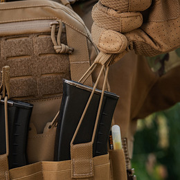 M-Tac передня панель для плитоноски Cuirass QRS на три магазина Coyote. Фото 12