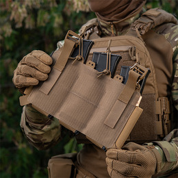 M-Tac передня панель для плитоноски Cuirass QRS на три магазина Coyote. Фото 18