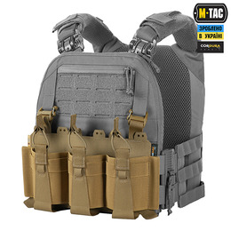 M-Tac передня панель для плитоноски Cuirass QRS на три магазина Coyote. Фото 5