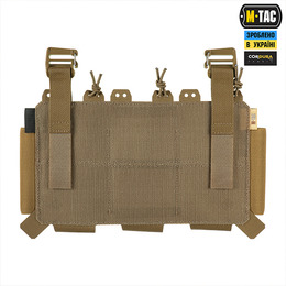 M-Tac передня панель для плитоноски Cuirass QRS на три магазина Coyote. Фото 7
