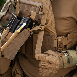 M-Tac передня панель для плитоноски Cuirass QRS на три магазина Coyote. Фото 9