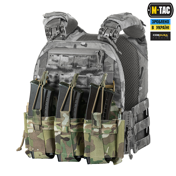 M-Tac передня панель для плитоноски Cuirass QRS на три магазина Multicam. Фото 6