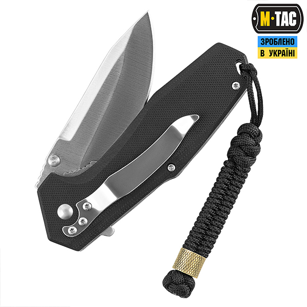 M-Tac темляк Fish&Cylindre Black. Фото 2
