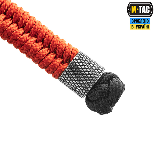 M-Tac темляк Fish&Cylindre Steel Black&Red. Фото 4