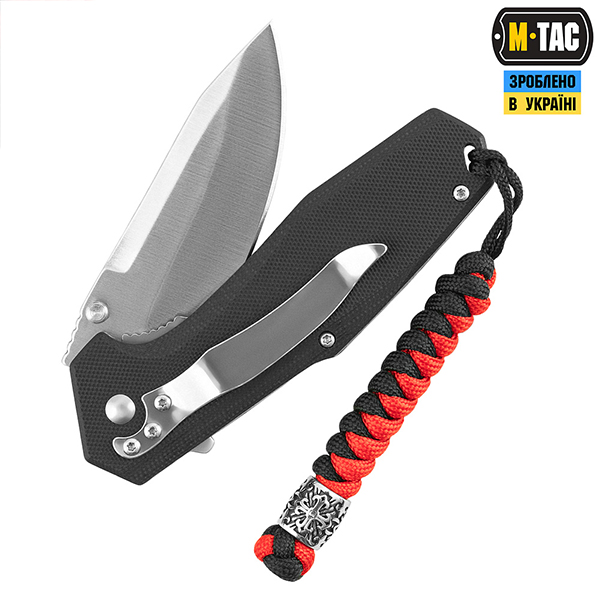 M-Tac темляк Viper Scandinavian Steel Black&Red. Фото 2