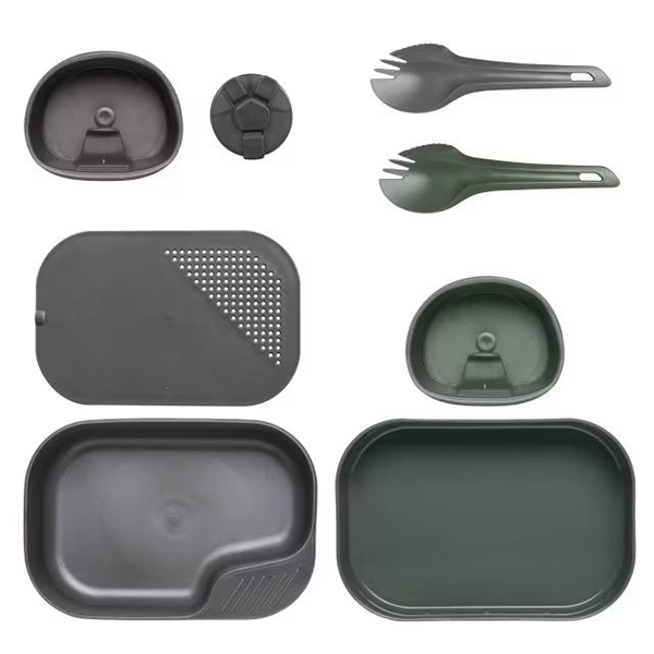 Посуд туристичний Wildo CAMP-A-BOX Duo Complete Olive . Фото 2