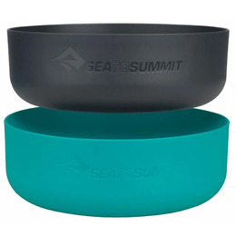 Набір посуду Sea To Summit DeltaLight Bowl Set Pacific Blue/Charcoal L (0,9/1 л)