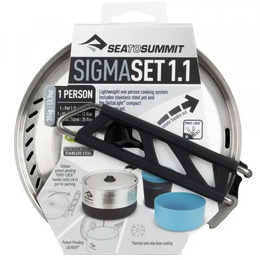 Набір посуду Sea To Summit Sigma Cookset 1.1 Pacific Blue/Silver. Фото 8