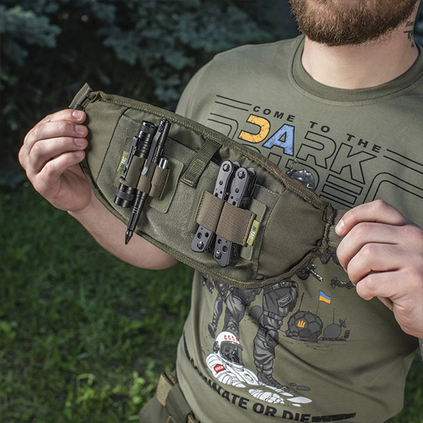 M-Tac сумка Waist Bag Elite Hex Multicam/Ranger Green. Фото 10