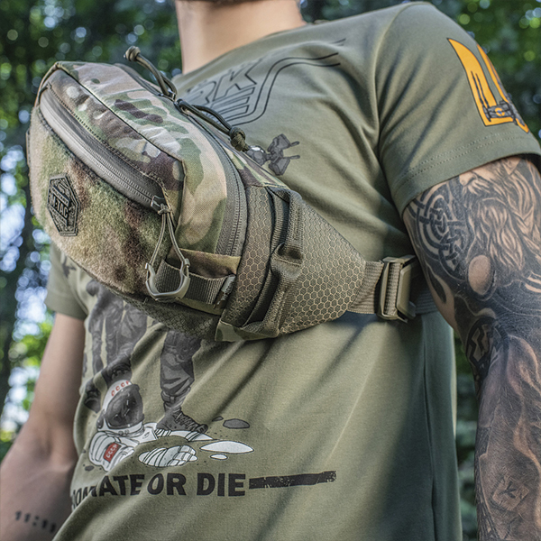 M-Tac сумка Waist Bag Elite Hex Multicam/Ranger Green. Фото 8