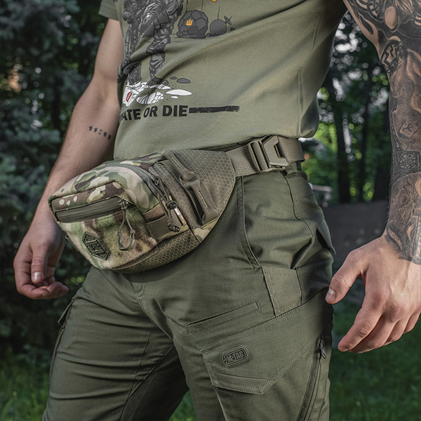 M-Tac сумка Waist Bag Elite Hex Multicam/Ranger Green. Фото 9