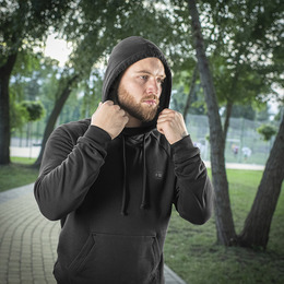 M-Tac кофта Hoodie Cotton Raglan Black. Фото 10