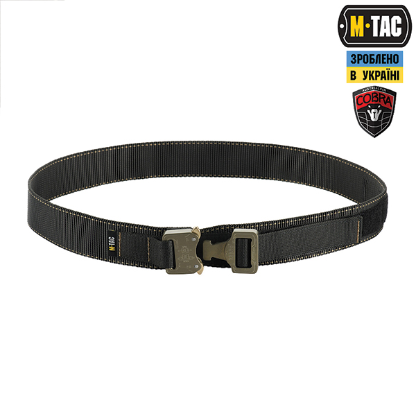 M-Tac ремінь Cobra Buckle Belt Black. Фото 2