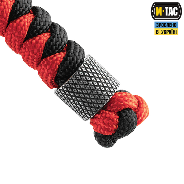M-Tac темляк Viper Cylindre Stainless Steel Black&Red. Фото 3