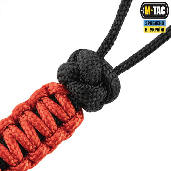 M-Tac темляк Scandinavian Small китайський вузол Black&Red. Фото 3
