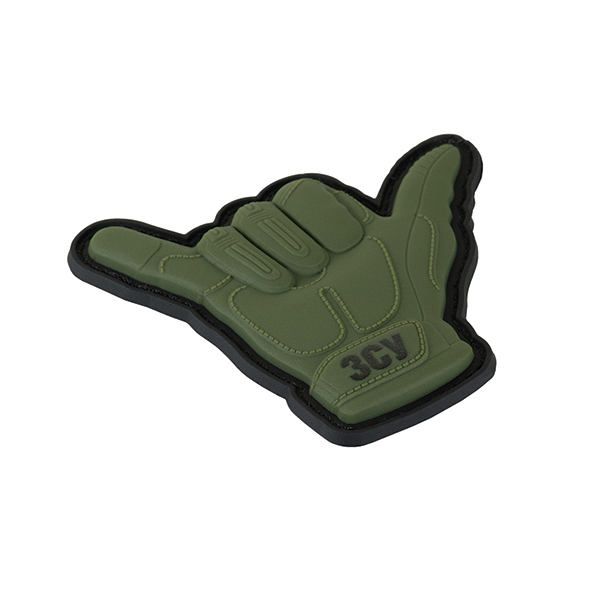Нашивка Shaka PVC Olive. Фото 2