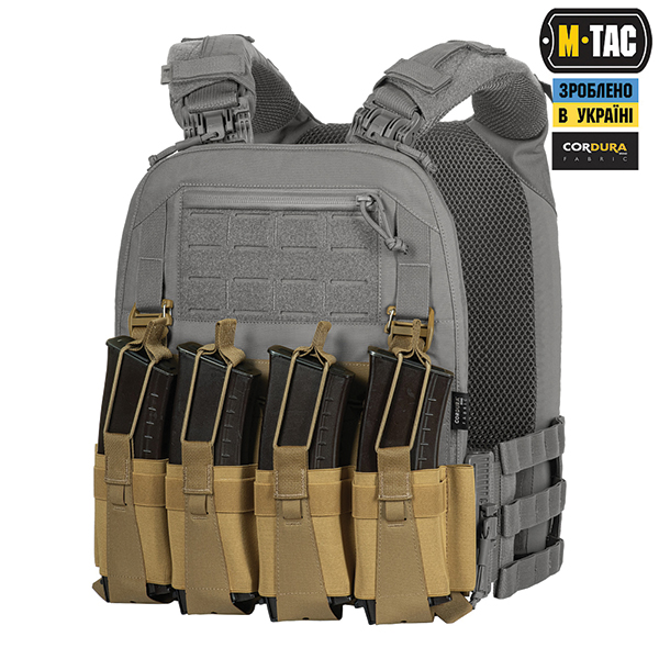 M-Tac передня панель для плитоноски Cuirass QRS XL на 4 магазина Coyote. Фото 7