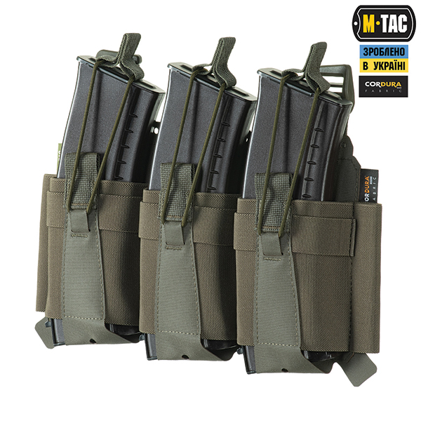 M-Tac передня панель для плитоноски Cuirass QRS на три магазина Ranger Green. Фото 3