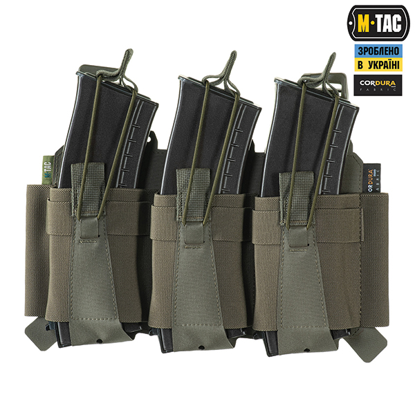 M-Tac передня панель для плитоноски Cuirass QRS на три магазина Ranger Green. Фото 4