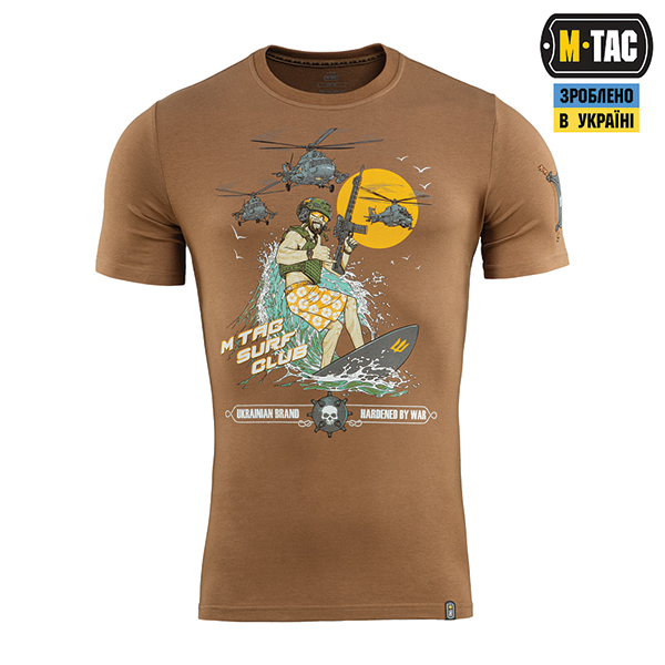 M-Tac футболка Surf Club Coyote Brown. Фото 2