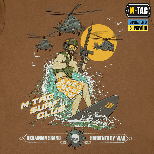 M-Tac футболка Surf Club Coyote Brown. Фото 5