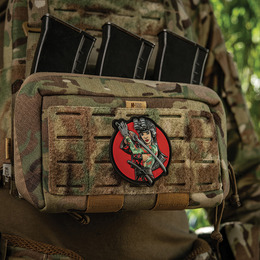 M-Tac нашивка Tactical girl №3 Водограй Бірюза PVC. Фото 3