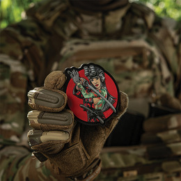 M-Tac нашивка Tactical girl №3 Водограй Бірюза PVC. Фото 5