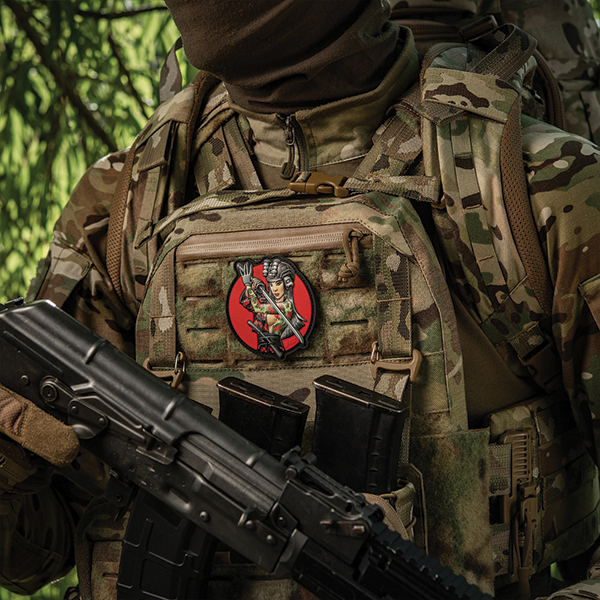 M-Tac нашивка Tactical girl №3 Водограй Green PVC. Фото 4