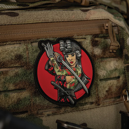 M-Tac нашивка Tactical girl №3 Водограй Green PVC. Фото 2