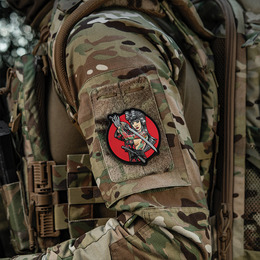 M-Tac нашивка Tactical girl №3 Череп на плечі PVC. Фото 4