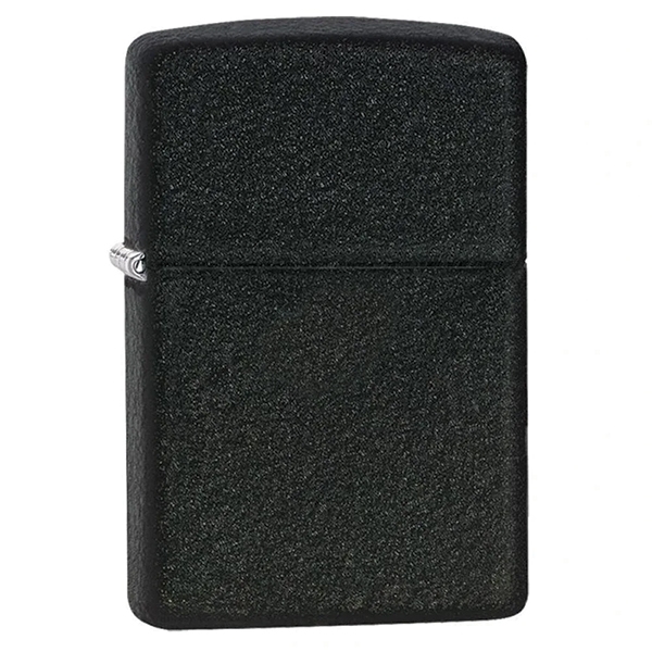 Запальничка ZIPPO black crackle 236